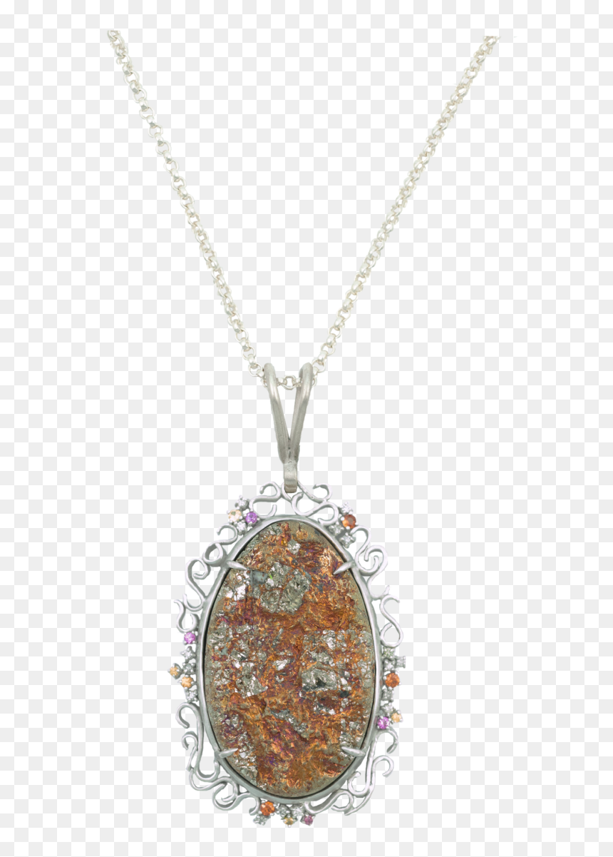 Locket, HD Png Download - silver swirl png