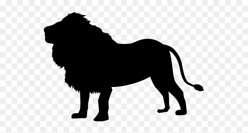 Lion Png Download - Silhouette Lion Png, Transparent Png - lion emoji png