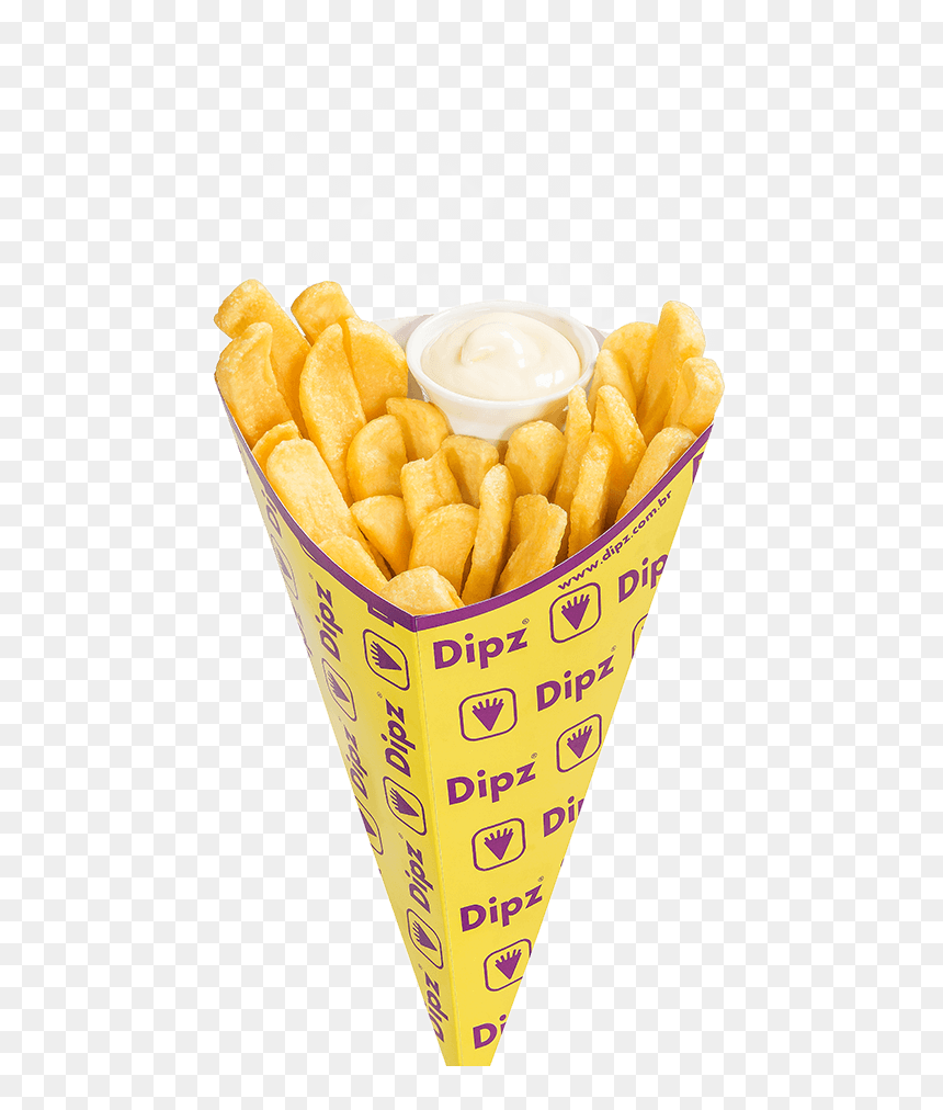 Monte Seu Cone - Batata Frita No Cone Png, Transparent Png - batata frita png