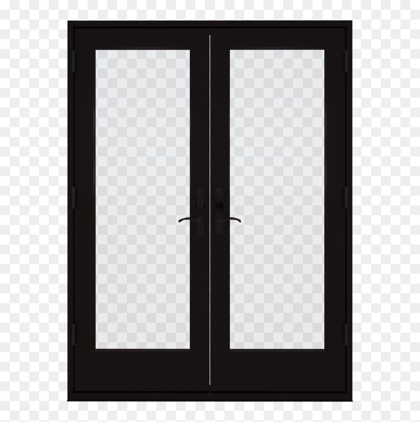 Black Outswing French Doors, HD Png Download - black door png