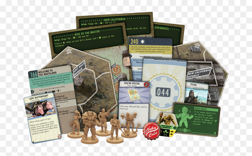 Fallout New California Cards - Fallout New California Ffg, HD Png Download - fallout thumbs up png