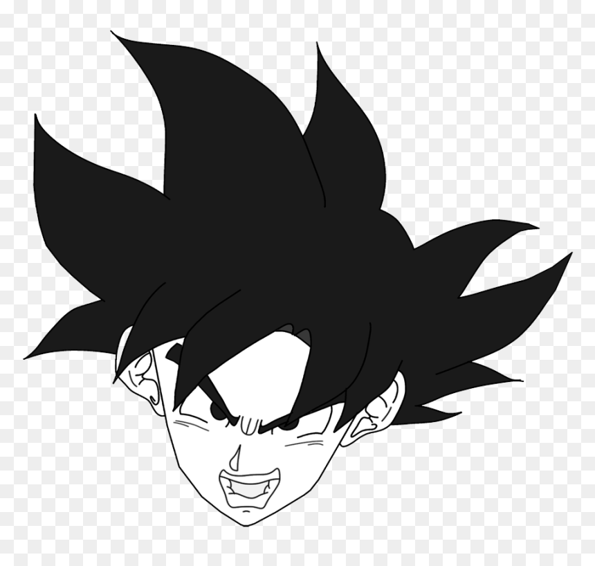 Cartoon, HD Png Download - goku head png