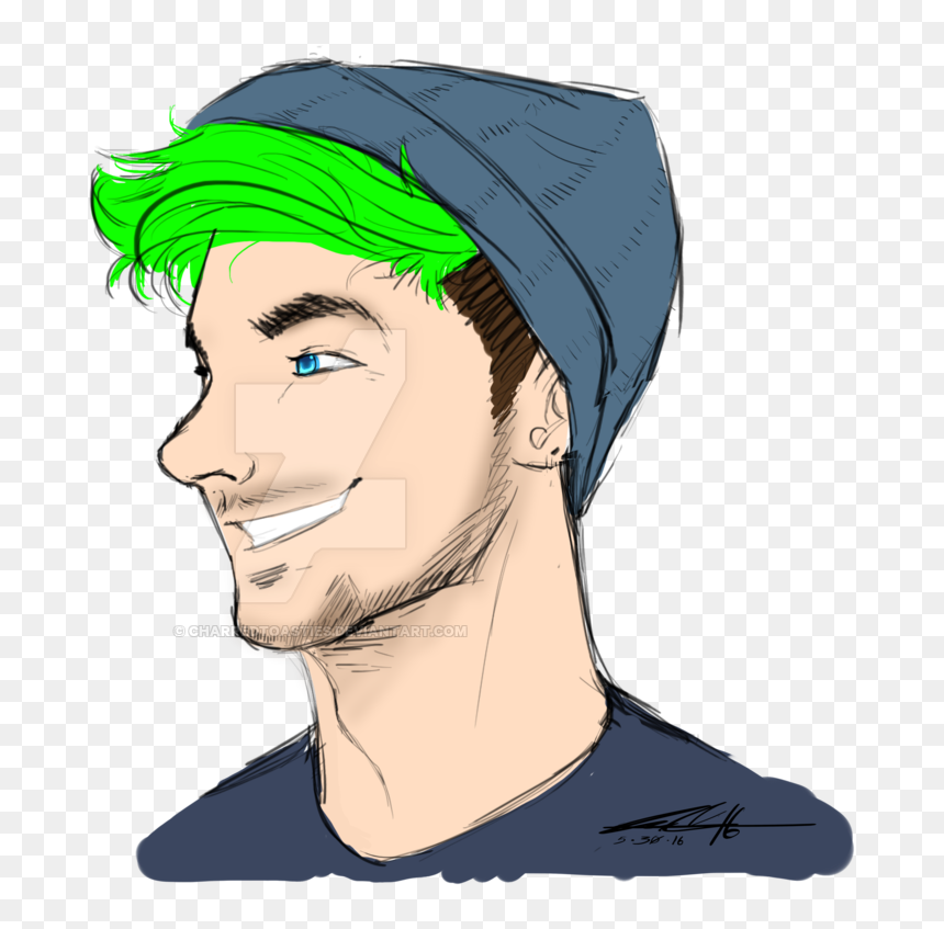 Illustration, Transparent Png - Jacksepticeye, Png Download - markiplier face png