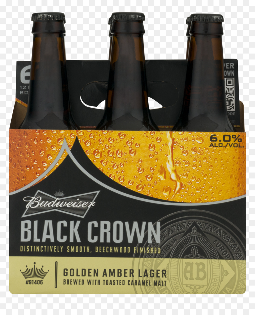 Beer Bottle , Png Download - Budweiser Black Crown, Transparent Png - budweiser bottle png