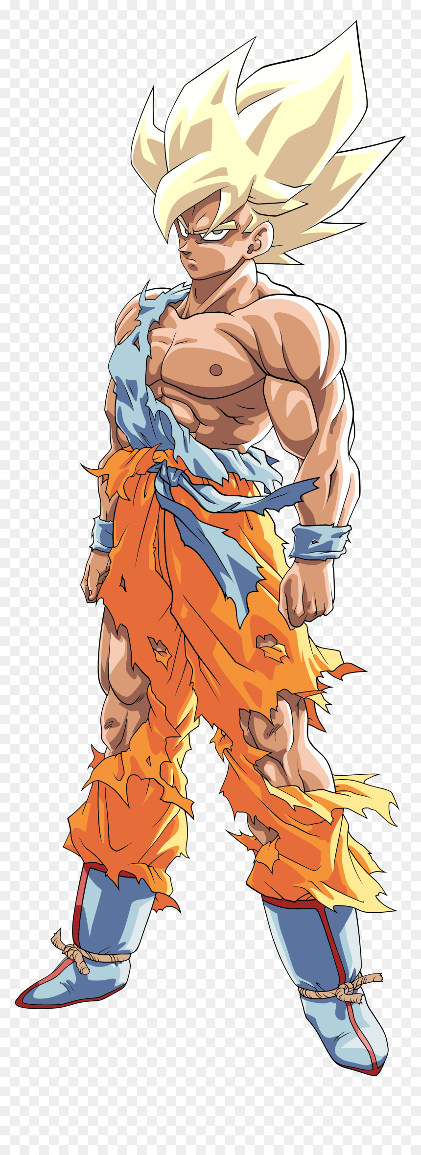 Goku Super Saiyan Dbz, HD Png Download - goku head png