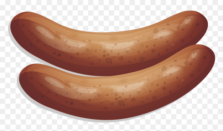 Hot Dog Bratwurst Ham Thuringian Sausage Knackwurst - Cervelat, HD Png Download - bratwurst png