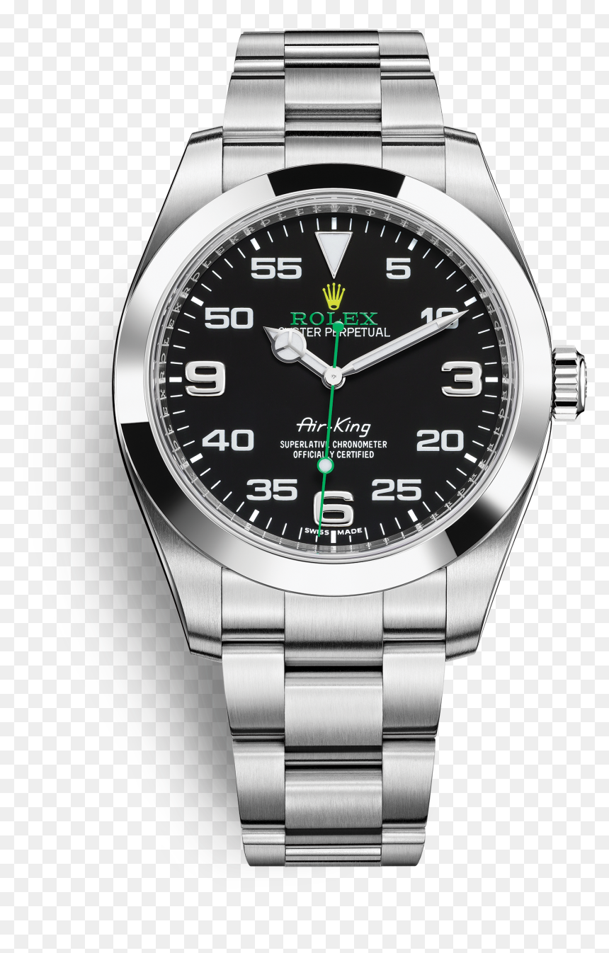 Rolex Air King, HD Png Download - silver king crown png