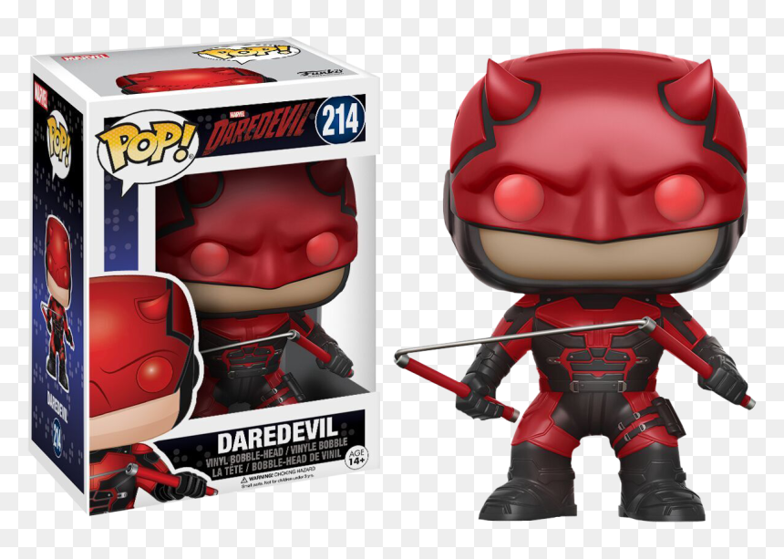 Marvel Funko Pop Daredevil, HD Png Download - netflix daredevil png