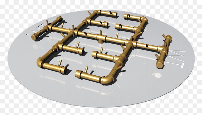 Warming Trends Fire Pit Match Lit System 350k Btu Burner - Exhaust System, HD Png Download - lit match png