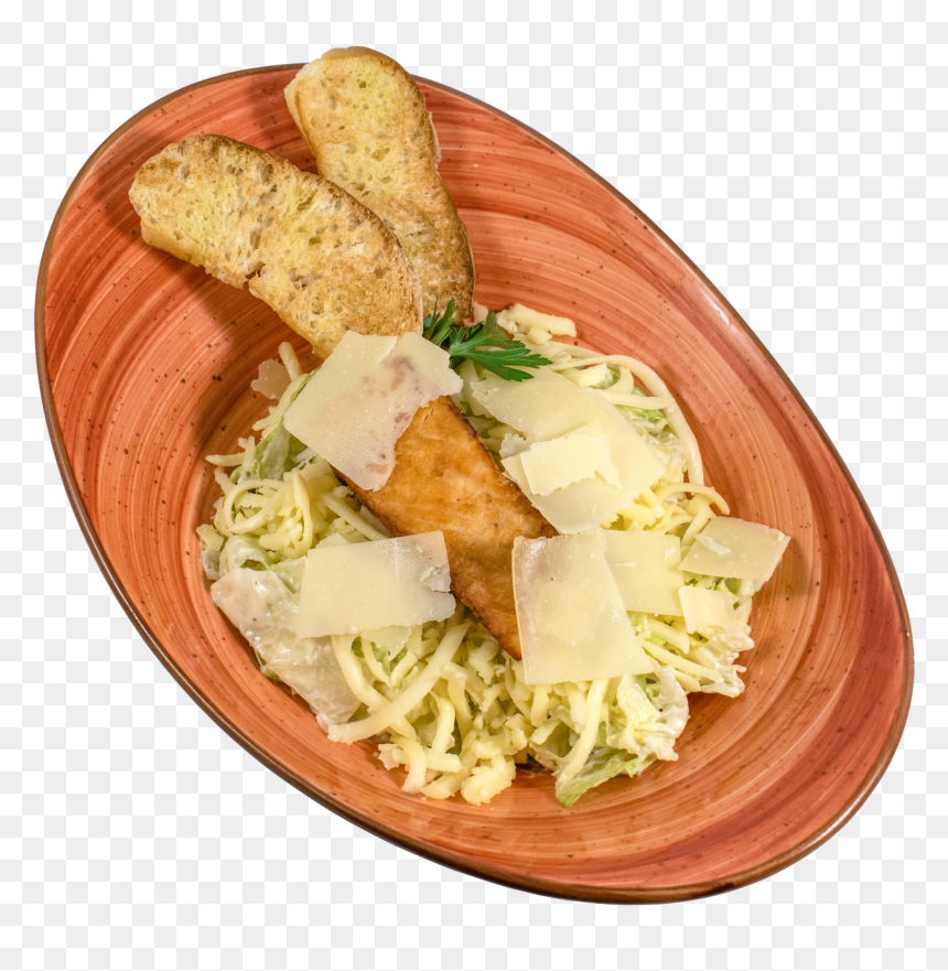 Салата Ария , Пица Асти В Ресторант Фратели , Салата - Fettuccine, HD Png Download - caesar salad png
