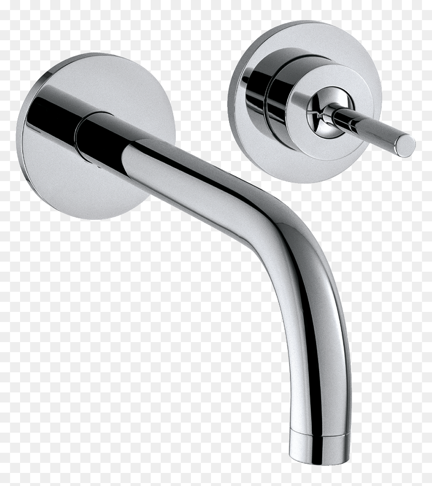 Single Lever Basin Mixer For Concealed Installation - Wall Mounted Hansgrohe Taps, HD Png Download - toilet top view png