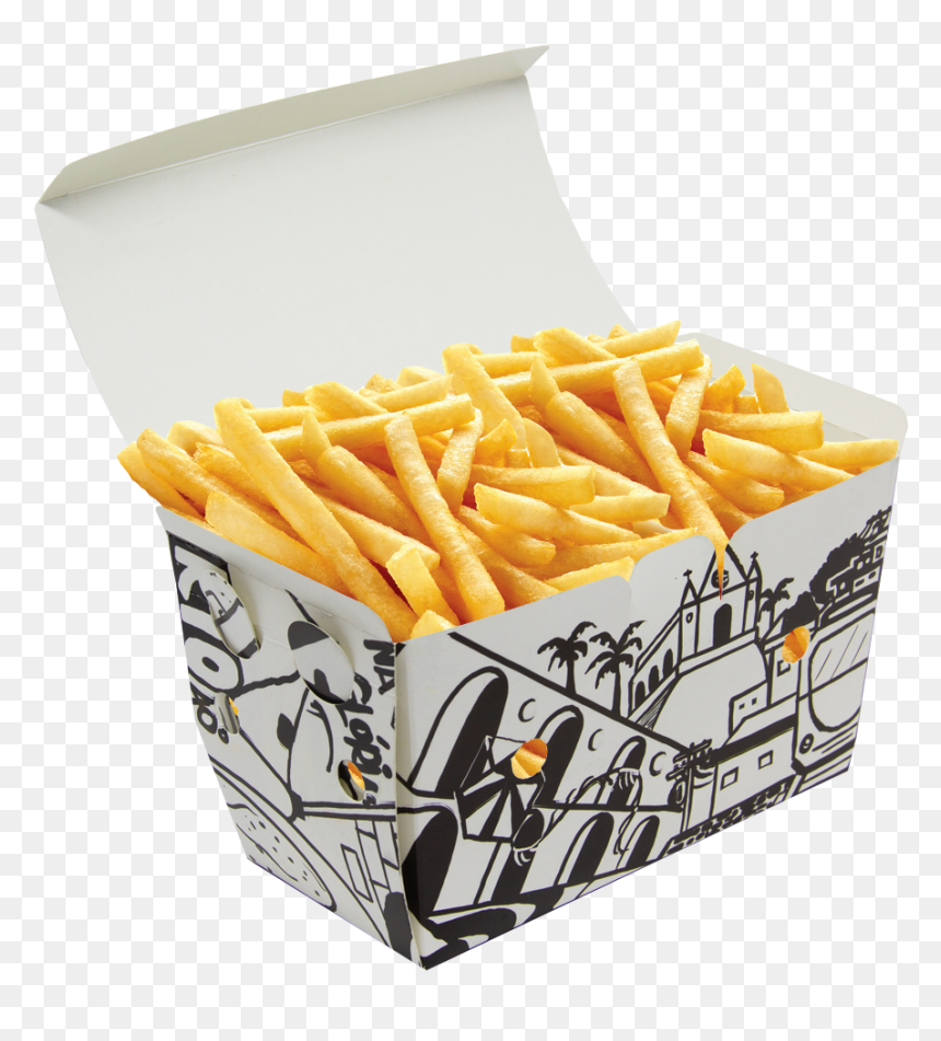 Bro) Embalagem Para Batata Frita, Lindo Design Versão - Chips, HD Png Download - batata frita png