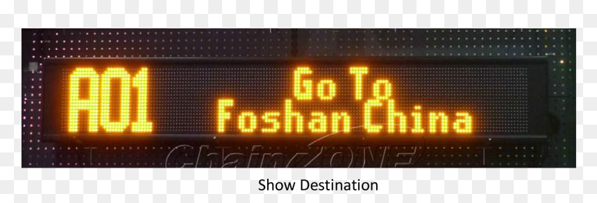 Led Display, HD Png Download - bus stop sign png