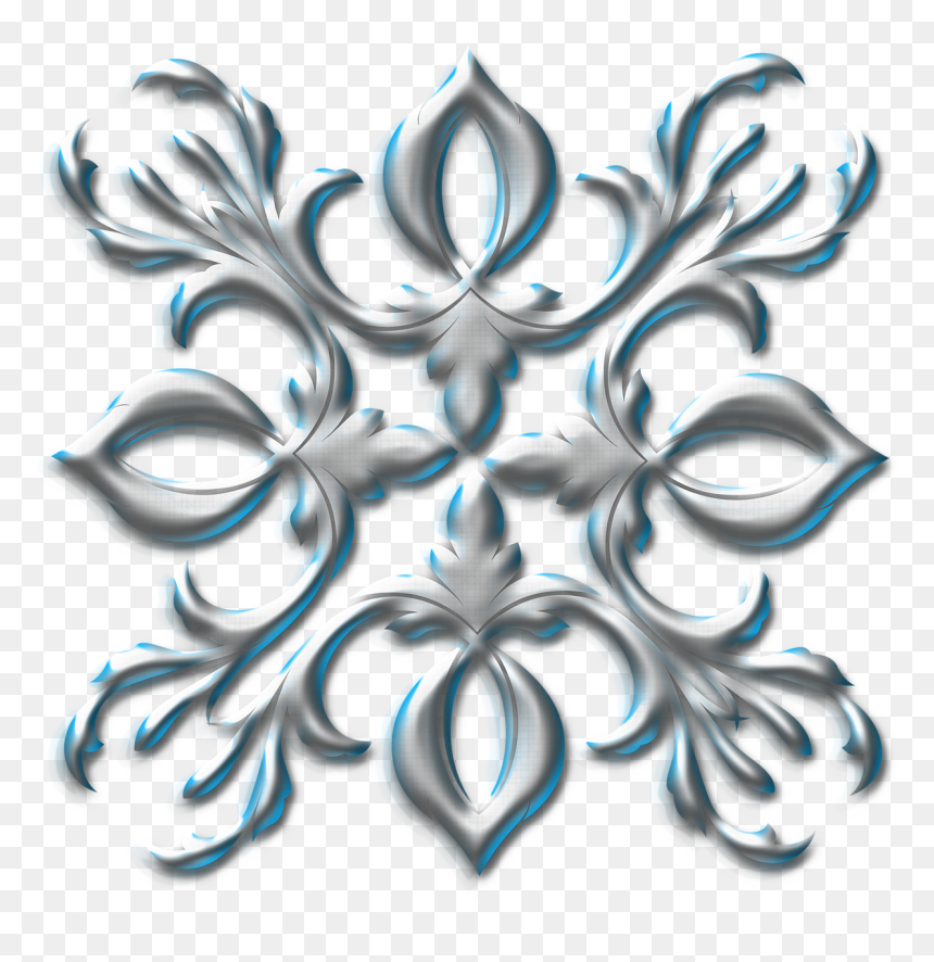 Graphic Square Silver Free Photo - Relief Ornamen Batu Persegi, HD Png Download - silver swirl png
