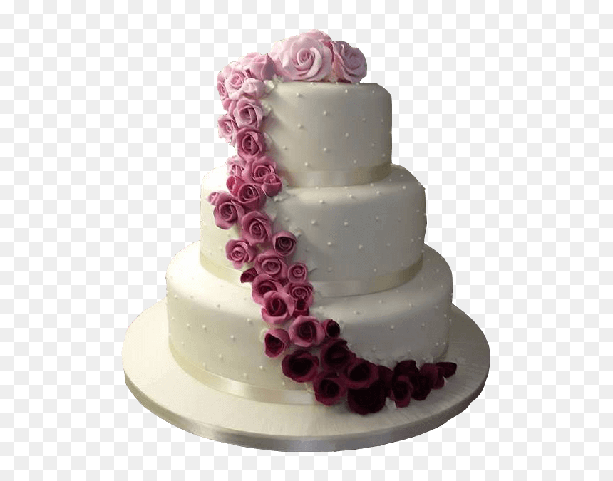 Wedding Celebration Cakes, HD Png Download - pink cake png