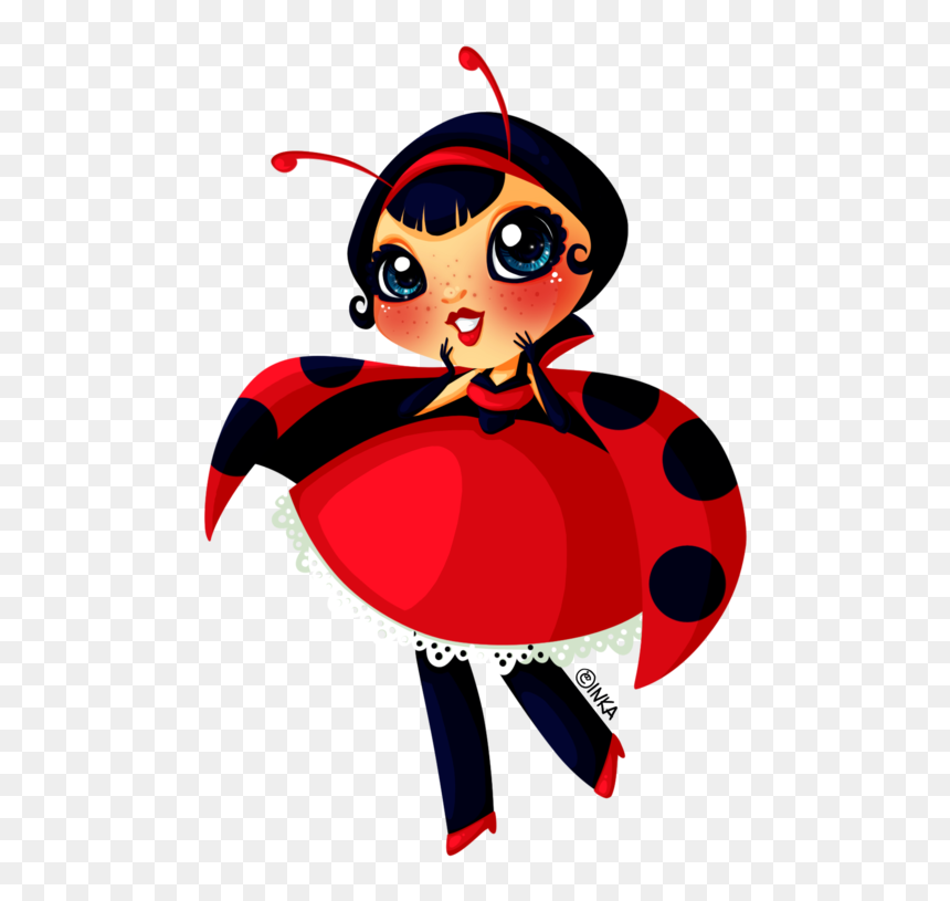Transparent To Take Care Of Clipart - Borboletas E Joaninhas, HD Png Download - cute ladybug png