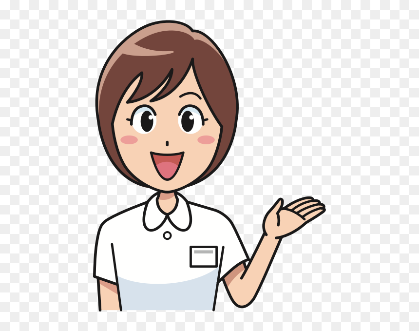 Lady With Hand Out - Doctor And Nurse Clipart, HD Png Download - hand out png