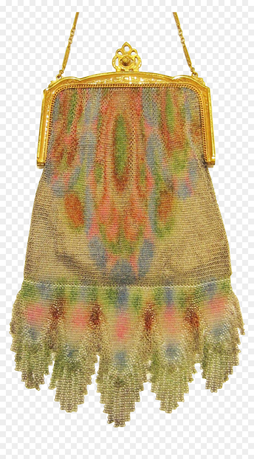 1920s Dresden Mesh Purse By Whiting & Davis, Flapper - Woolen, HD Png Download - flapper png