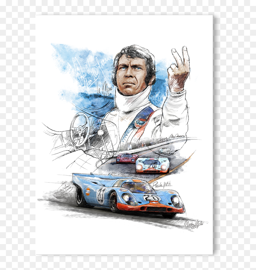 Le Mans Michael Delaney, HD Png Download - mcqueen png