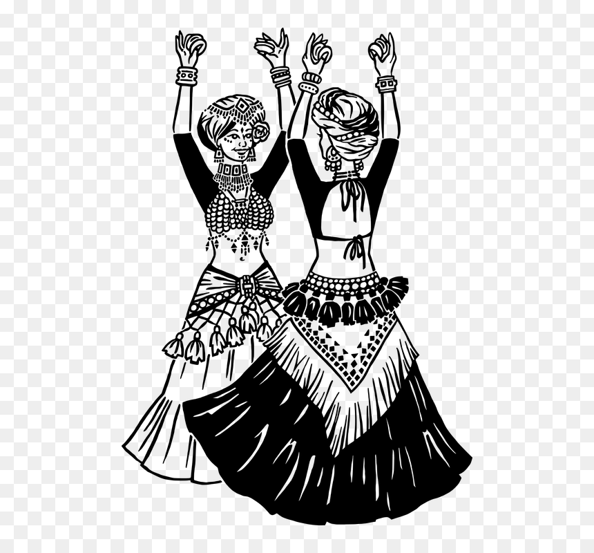 Turn, HD Png Download - belly dancer png