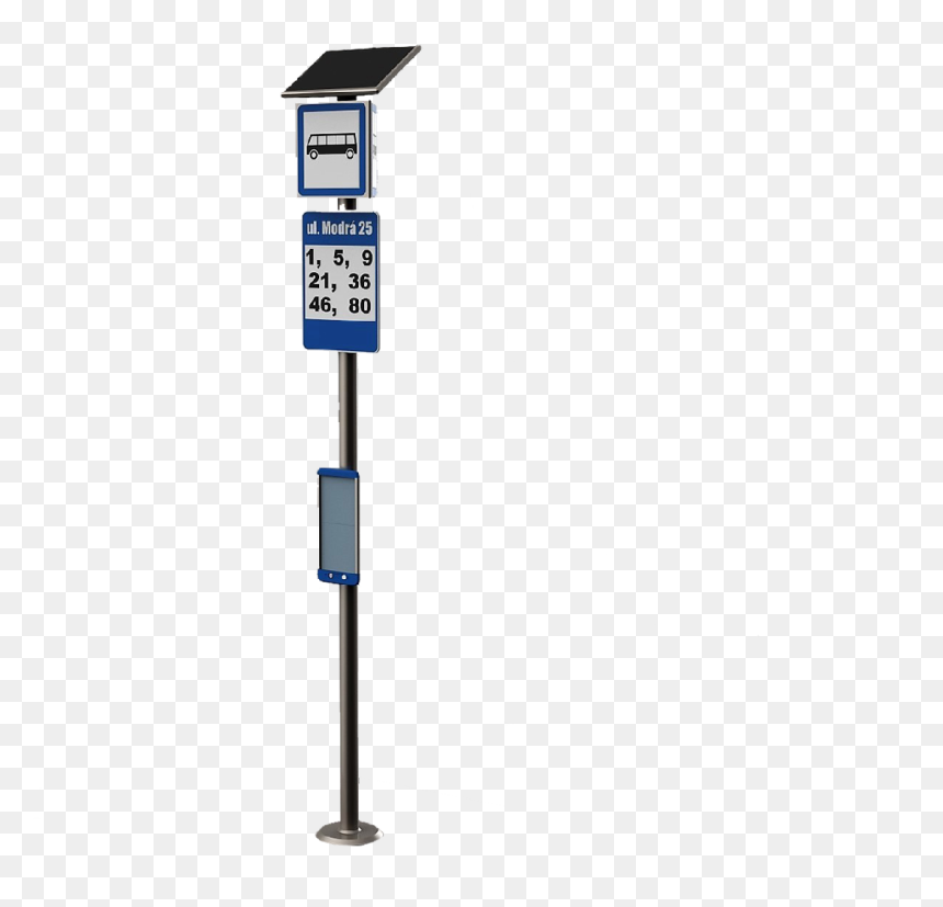 Sign, HD Png Download - bus stop sign png