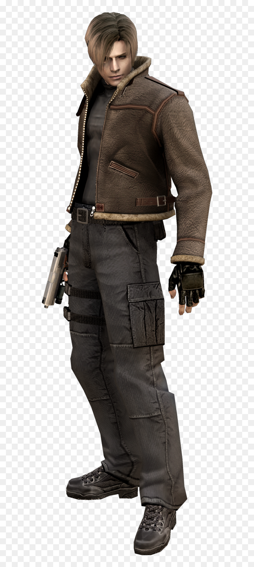 Leon Kennedy Resident Evil 4, HD Png Download - umbrella corporation png