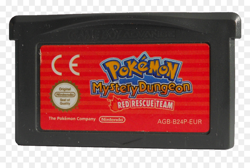 Pokemon Mystery Dungeon Red Rescue Team Cartridge, HD Png Download - nintendo seal of quality png