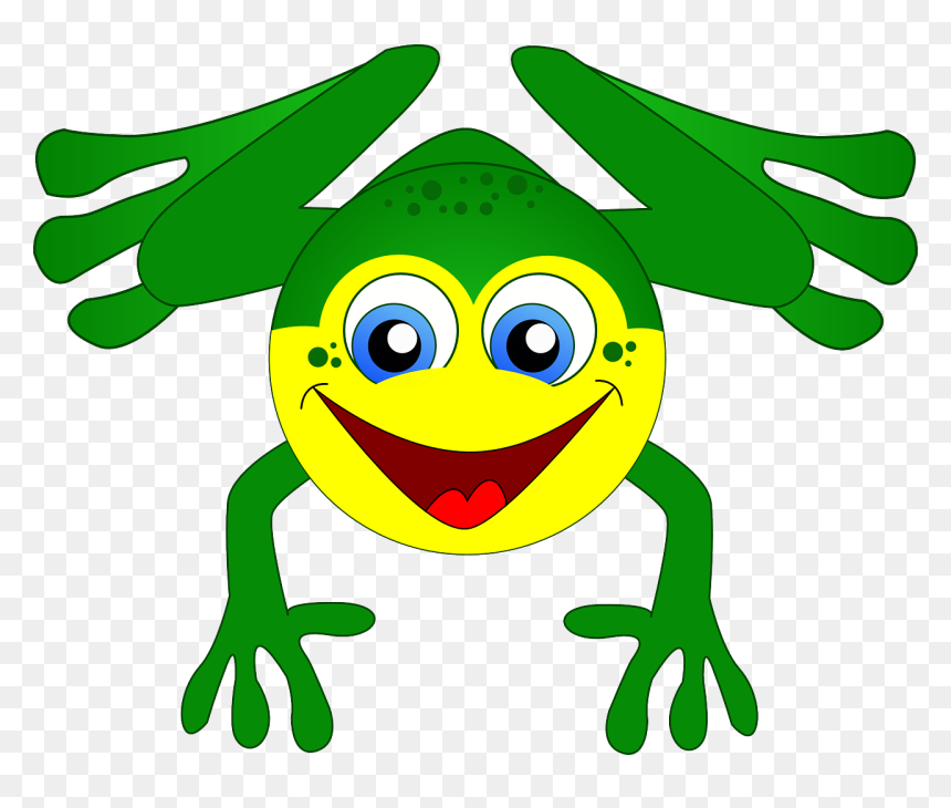 Transparent Cartoon Frog Png - Para Niños De Primaria, Png Download - cartoon frog png