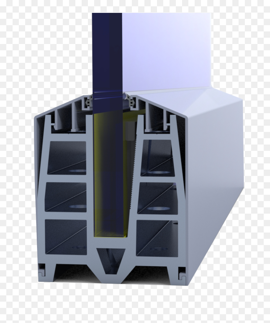 Project - Aluminium Profile For Handrail Glass, HD Png Download - handrail png