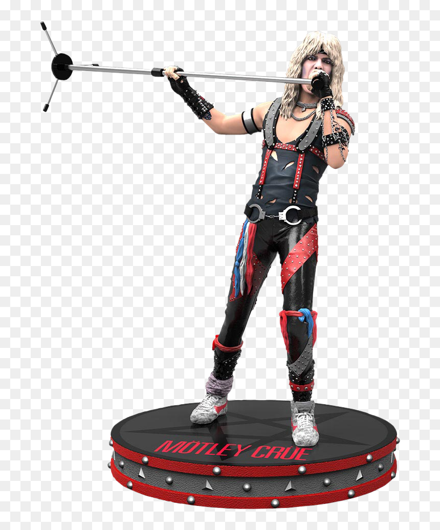 Vince Neil Rock Iconz 1/9th Scale Statue - Motley Crue Action Figures, HD Png Download - motley crue logo png
