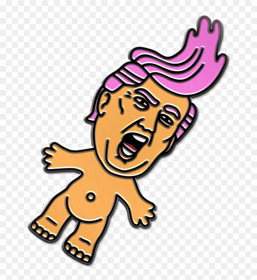 Troll Doll Trump Pin , Png Download - Troll Doll, Transparent Png - troll doll png