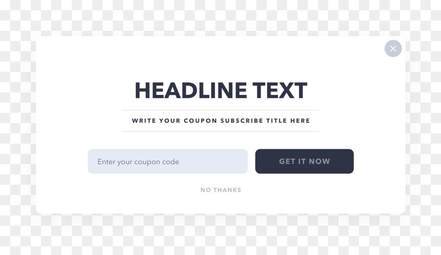 Blank Title, Description Newsletter - Vector, HD Png Download - blank coupon png