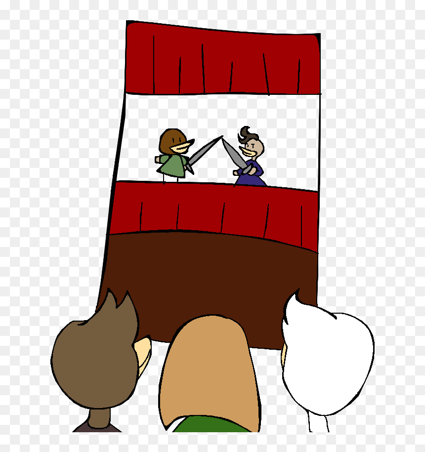 Della"s Puppet Show - Cartoon, HD Png Download - jigsaw puppet png