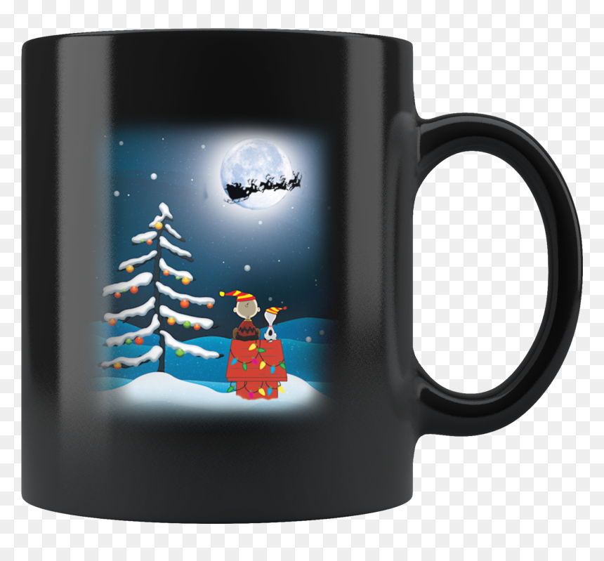 Charlie Brown And Snoopy Christmas Night Light Mug - Christmas, HD Png Download - charlie brown christmas png