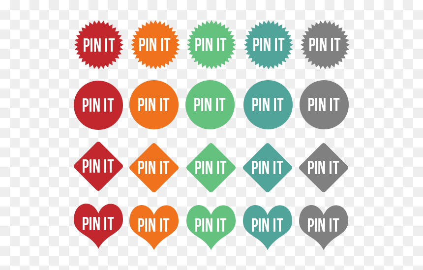 How To Add A Custom Pin It Hover Button To Your Blog - Chinese I Like You Symbol, HD Png Download - pinterest button png