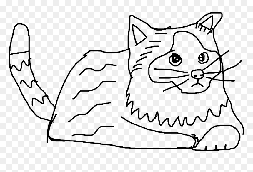 #catoutline @iwuvmygacha Heres Your Cat Outline #freetoedit, HD Png Download - cat outline png