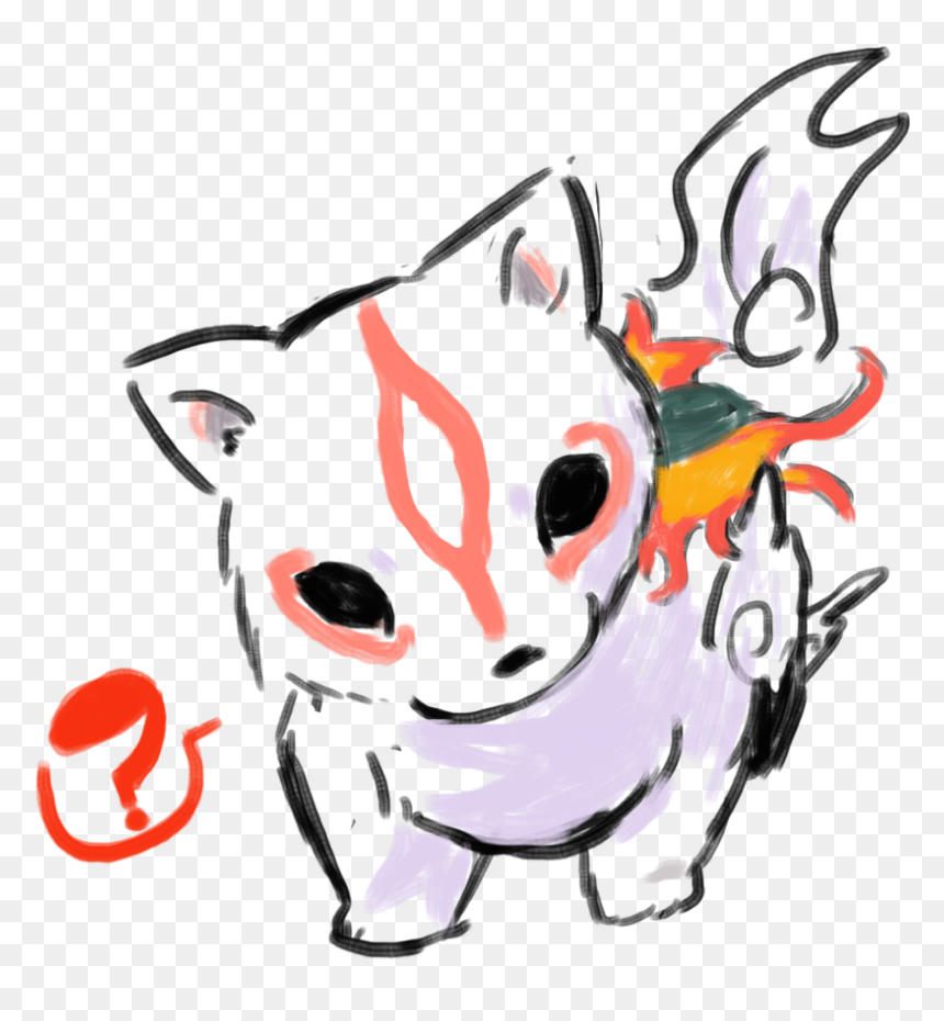 Okami - Vivixion - Illustrations - Art Street By Medibang - Cartoon, HD Png Download - okami logo png