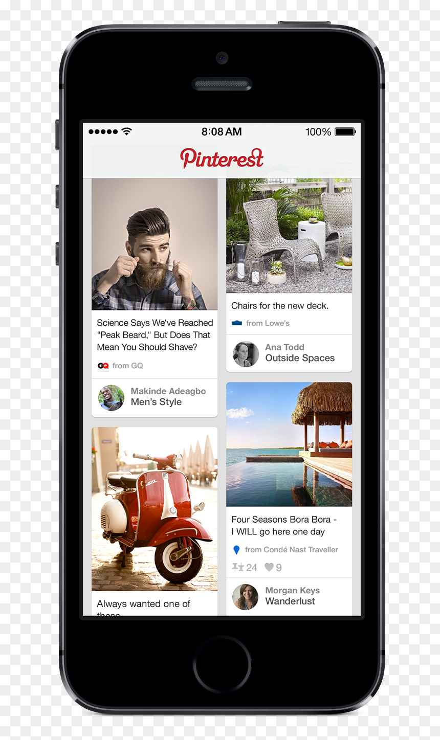 App Screenshots, HD Png Download - pinterest button png