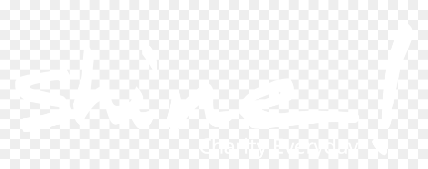 Shine Logo Black And White - Calligraphy, HD Png Download - white shine png