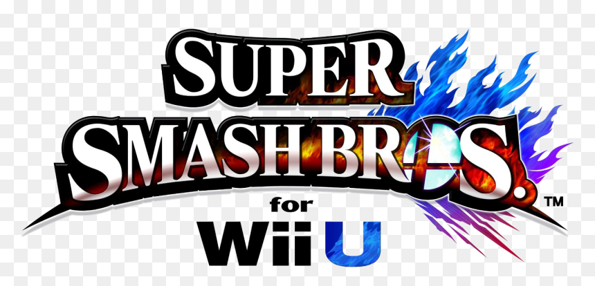 Super Smash Bros U Logo, HD Png Download - nintendo wii logo png
