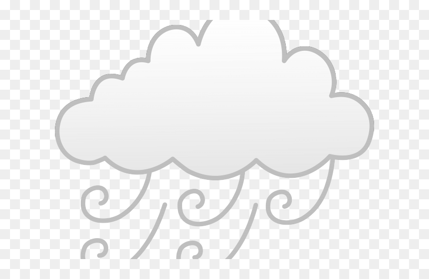 Weather Clipart Foggy - Symbol Of Windy Weather, HD Png Download - foggy png