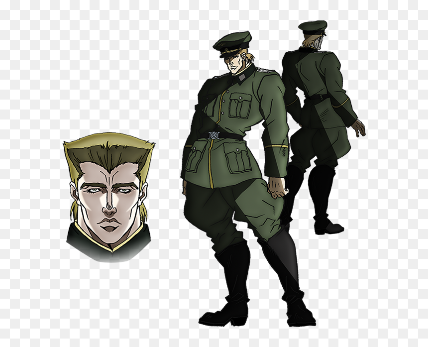 Rudolf Von Stroheim, HD Png Download - jojo face png