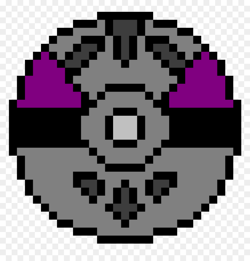 Deadpool Logo Pixel Art , Png Download - Spider Man Logo Pixel Art, Transparent Png - aerodactyl png