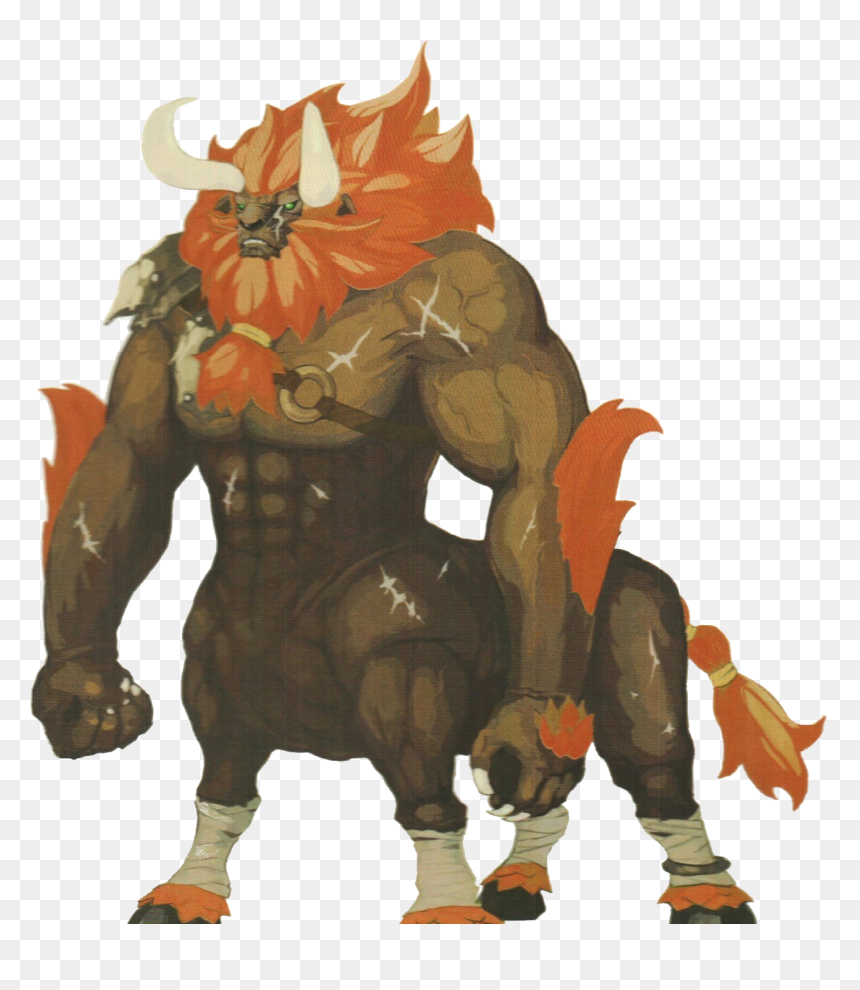 Botw Lynel Concept Art - Ganondorf Breath Of The Wild Concept, HD Png Download - botw png