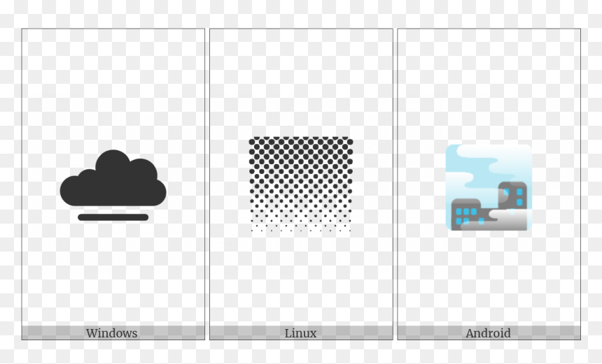 Foggy On Various Operating Systems - Silhouette, HD Png Download - foggy png