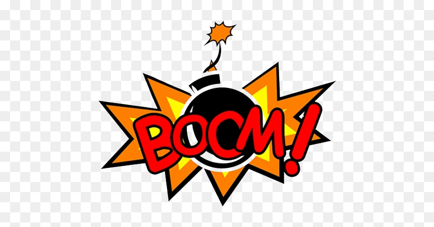 Blank Comic Boom - Illustration, HD Png Download - comic book words png