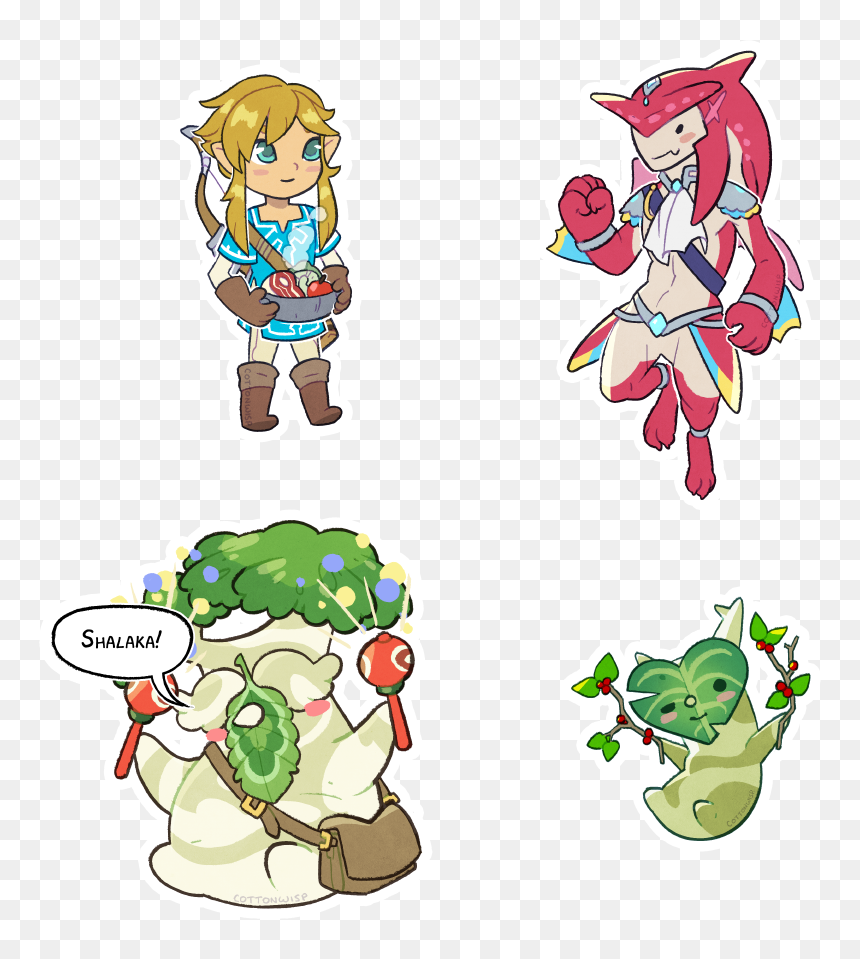 Breath Of The Wild Stickers - Botw Birthday Card, HD Png Download - botw png