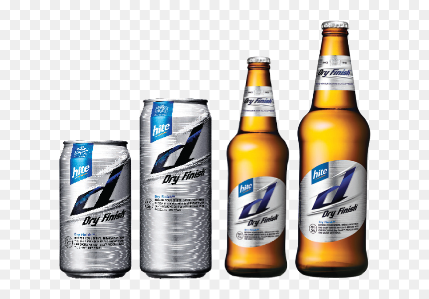 Hite D (dry Finish), HD Png Download - budweiser bottle png