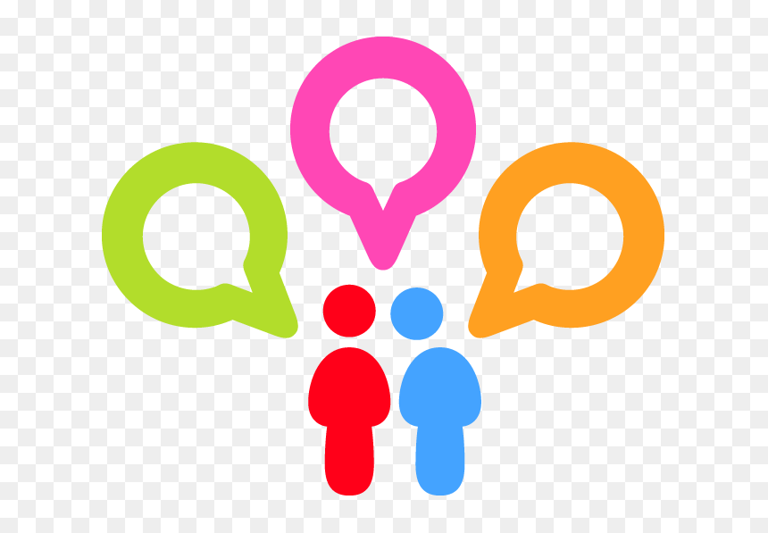 Cc Icons Color Conversations Large - People Talking Png Icon, Transparent Png - talking icon png