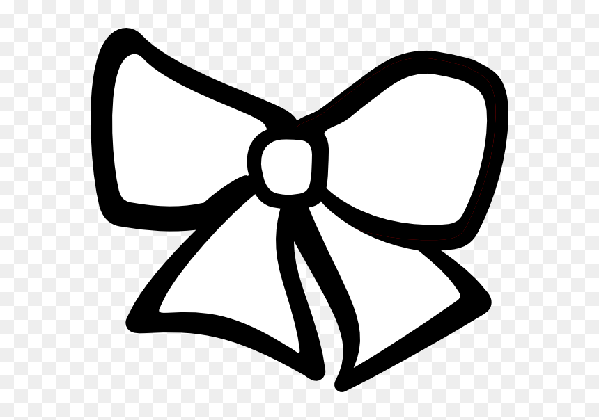 Hair Clip Art At - Hair Ribbon Clip Art, HD Png Download - cheer bow png